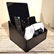 black storage box
